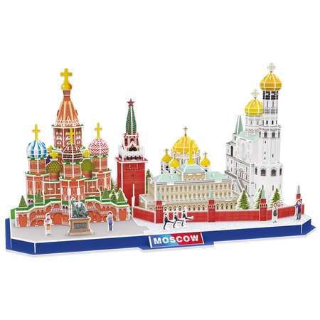 Пазл CubicFun Москва CityLine 3D 204детали MC266h