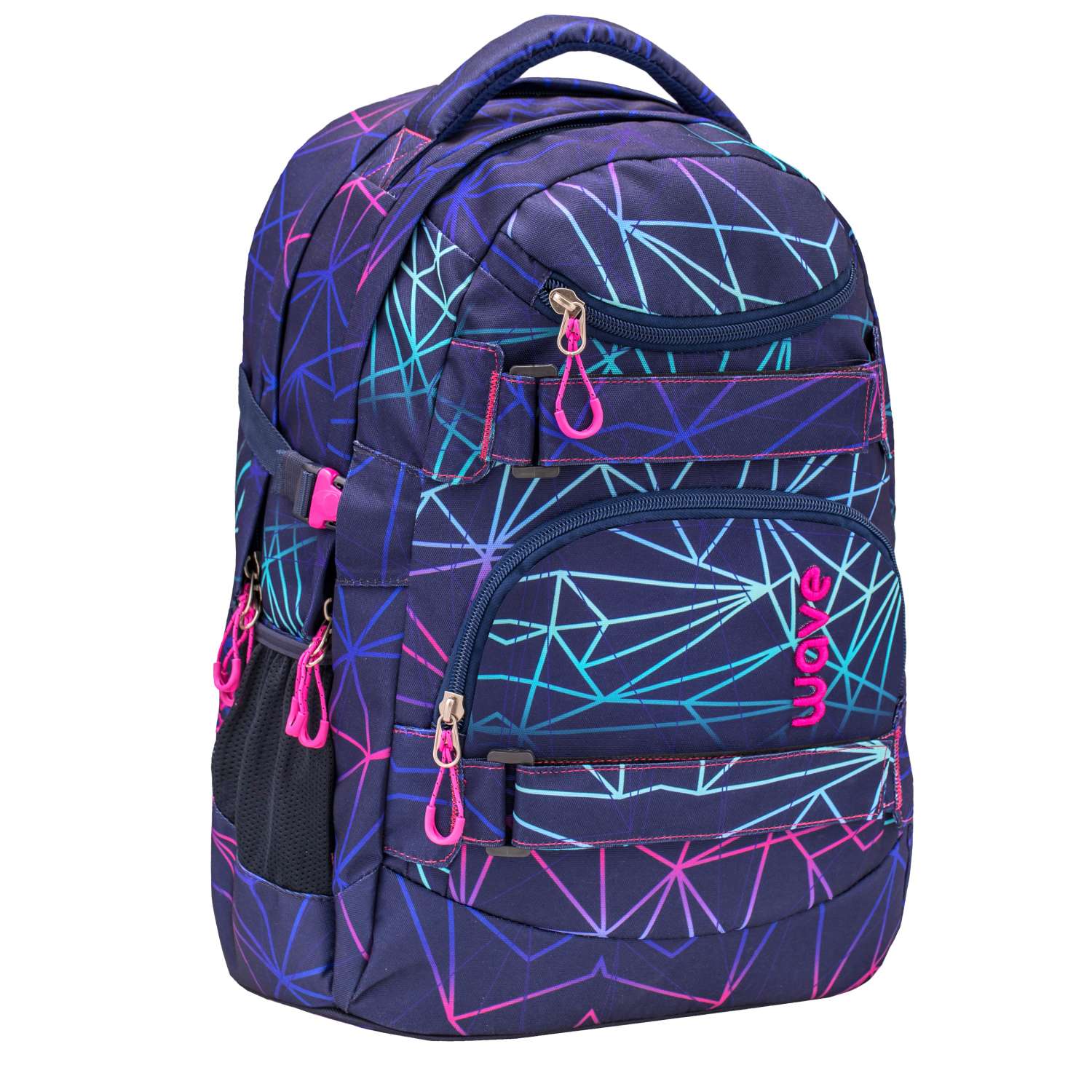 Рюкзак молодежный BELMIL Wave Infinity Stripes Purple - фото 1