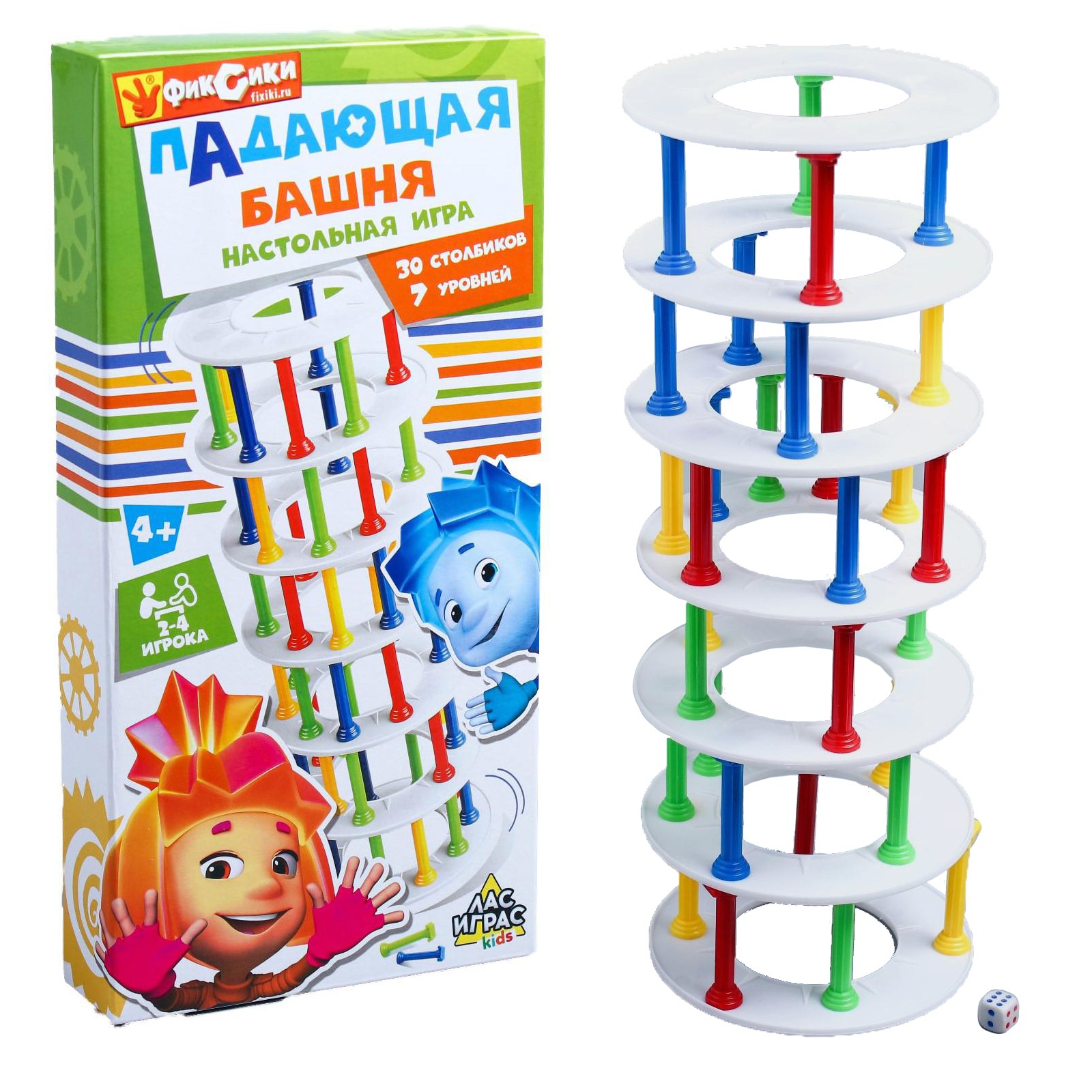 Настольная игра Лас Играс Падающая башня - фото 1