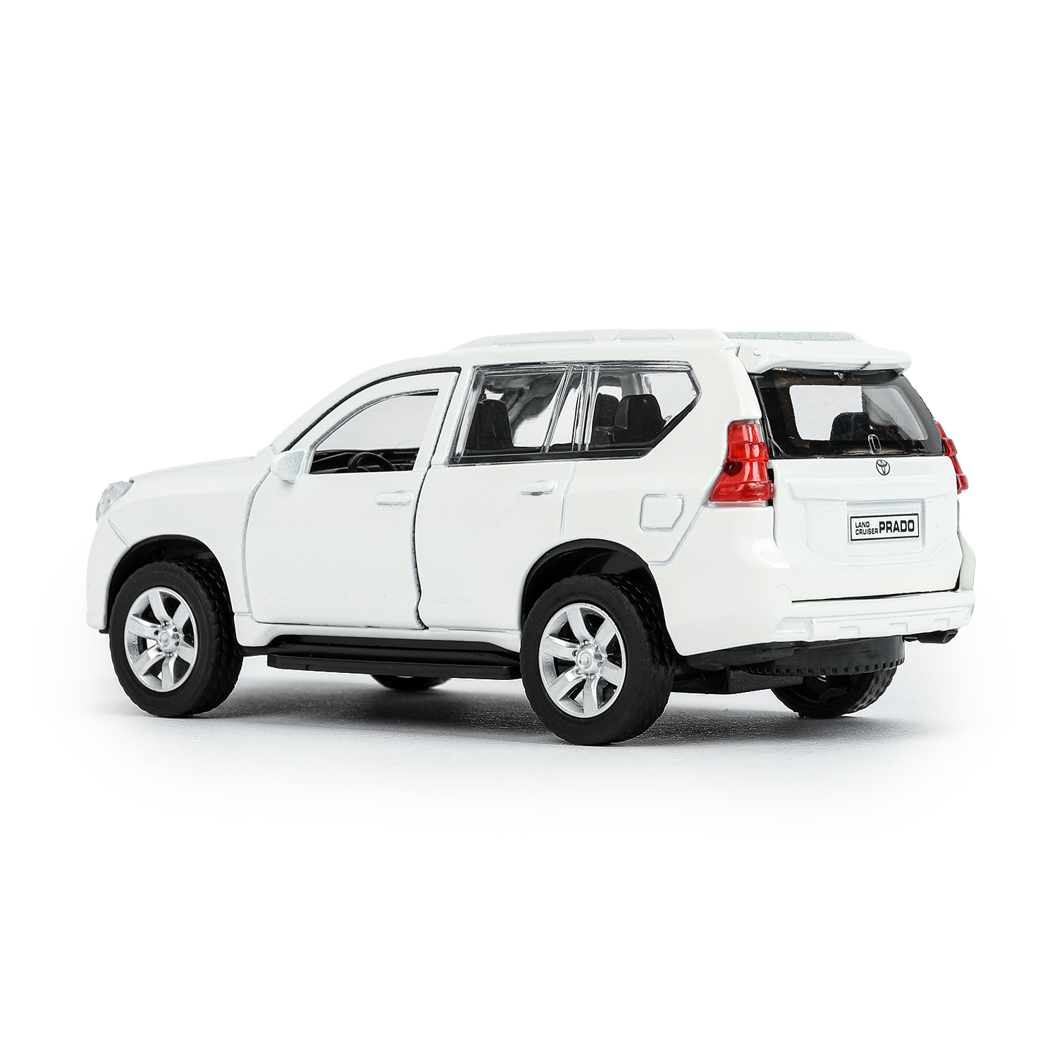 Автомобиль Технопарк Toyota Prado белый 278445 - фото 5