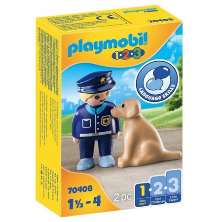 Набор фигурок Playmobil Полицейский с собакой