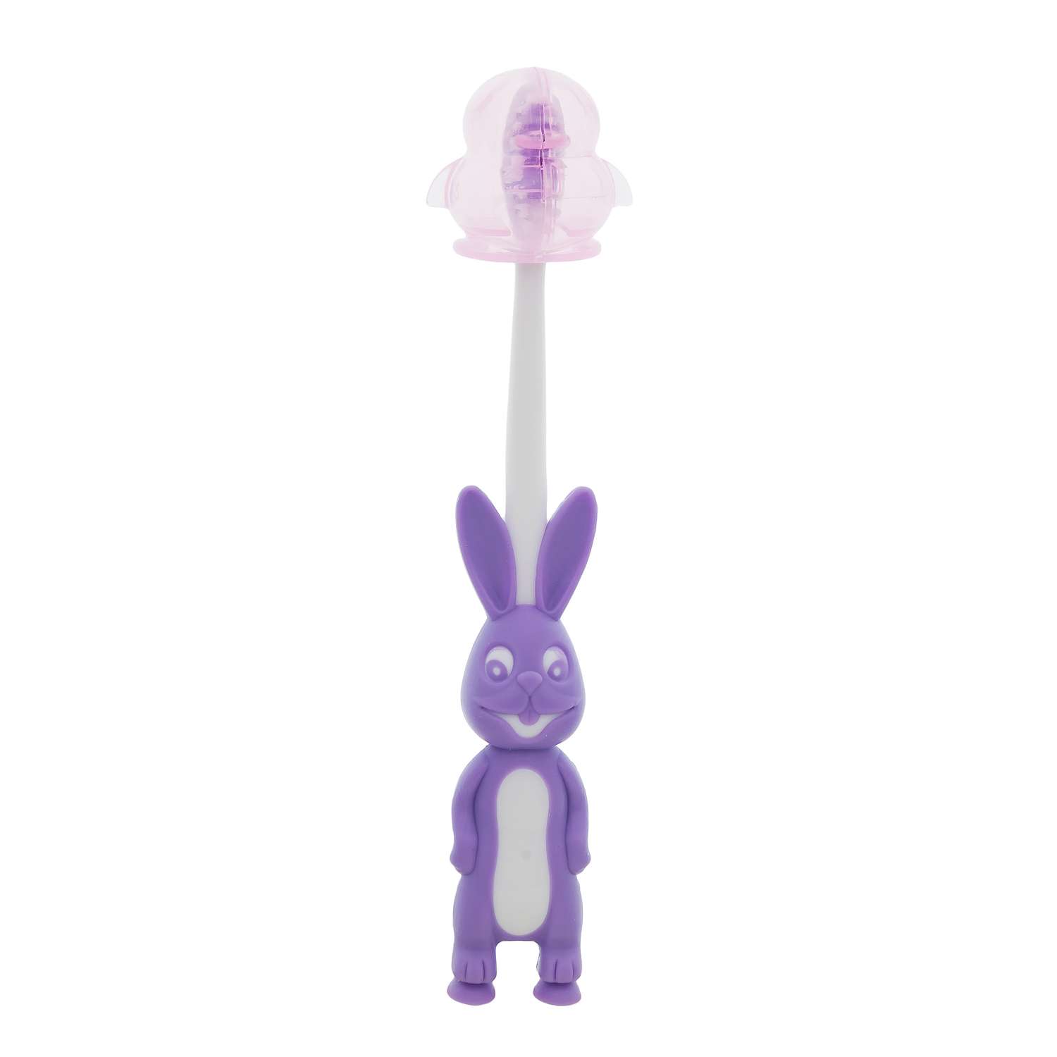Зубные щетки детские Hi Dent Bunny мягкая с колпачком 7-10лет фиолетовая 2шт - фото 3