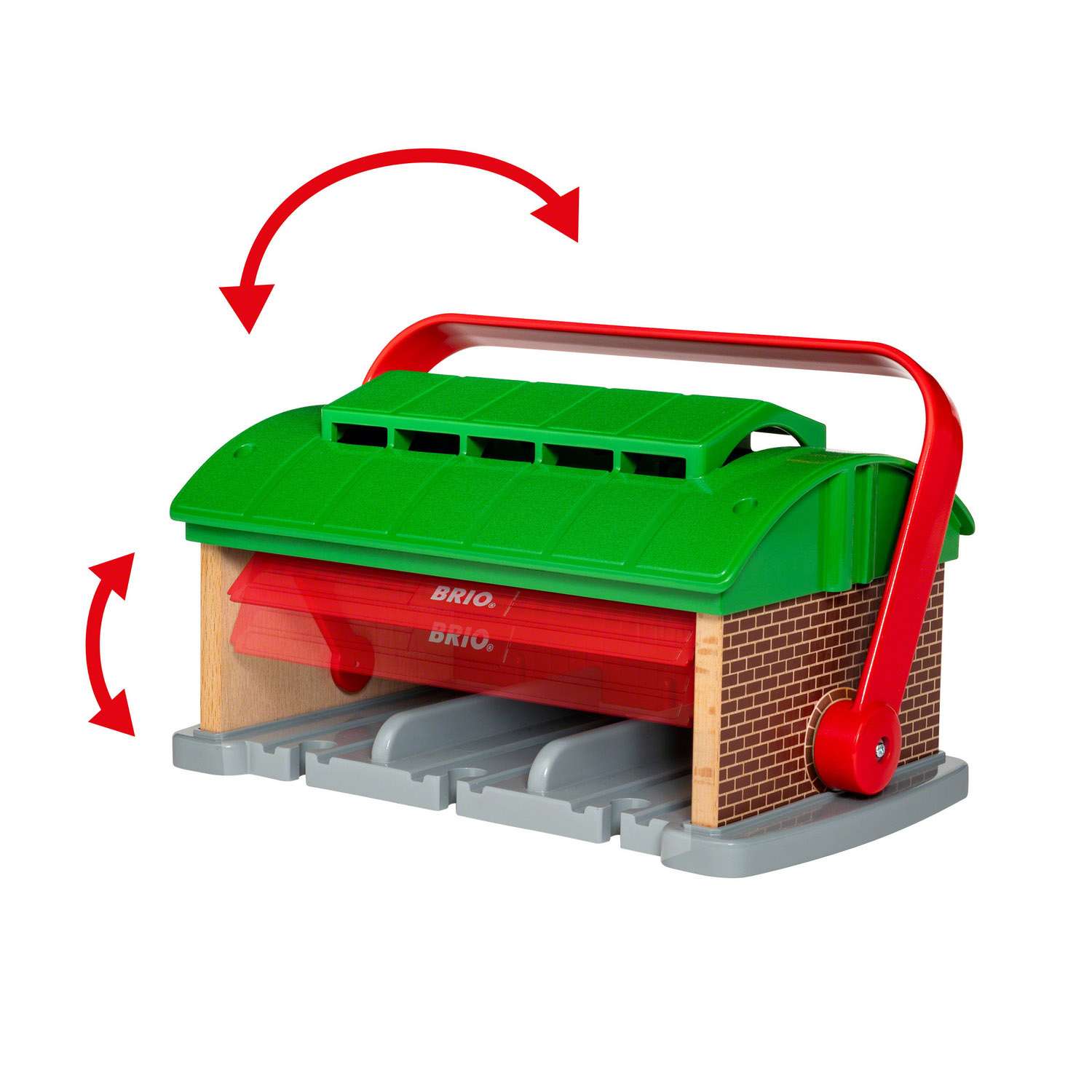 Игровой набор BRIO депо-переноска для 3х поездов - фото 2