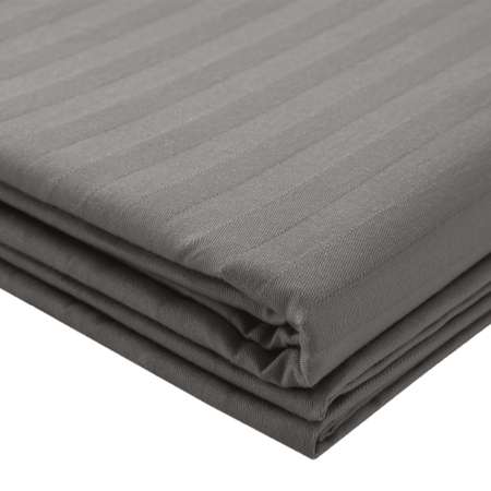 Комплект постельного белья Verossa 2.0СП Gray страйп-сатин наволочки 50х70см 100% хлопок