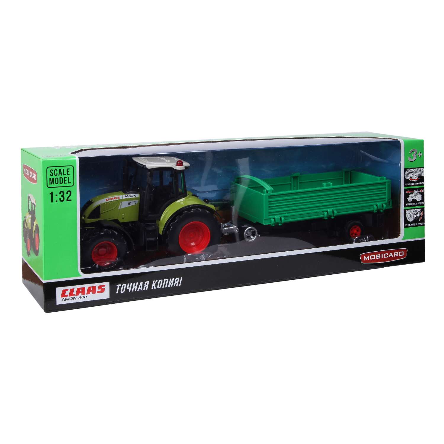 Трактор Mobicaro Claas Claas 1:32 184018.0 - фото 2