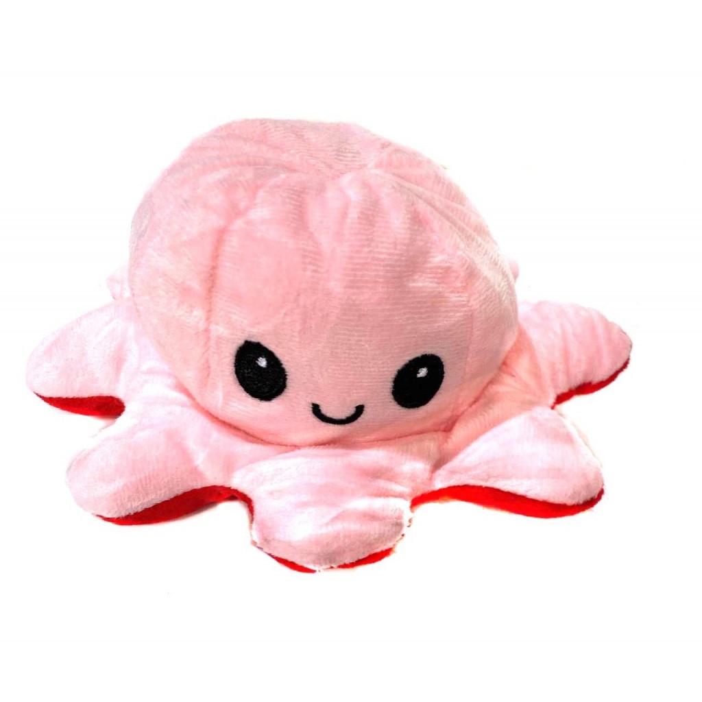 Мягкая игрушка Uniglodis вывернушка Осьминожка розовый - фото 1
