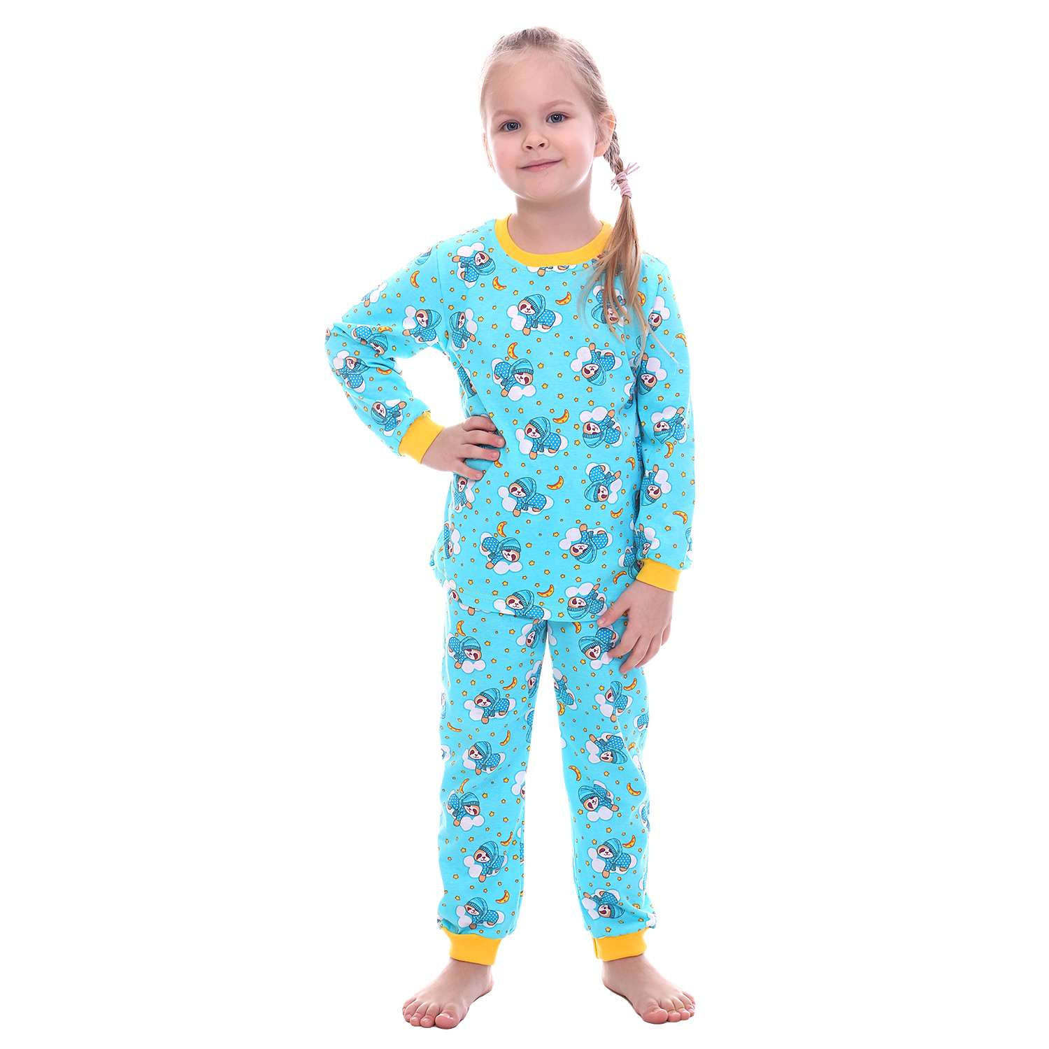 Пижама Детская Одежда 0411КД1/бирюзовый - фото 1