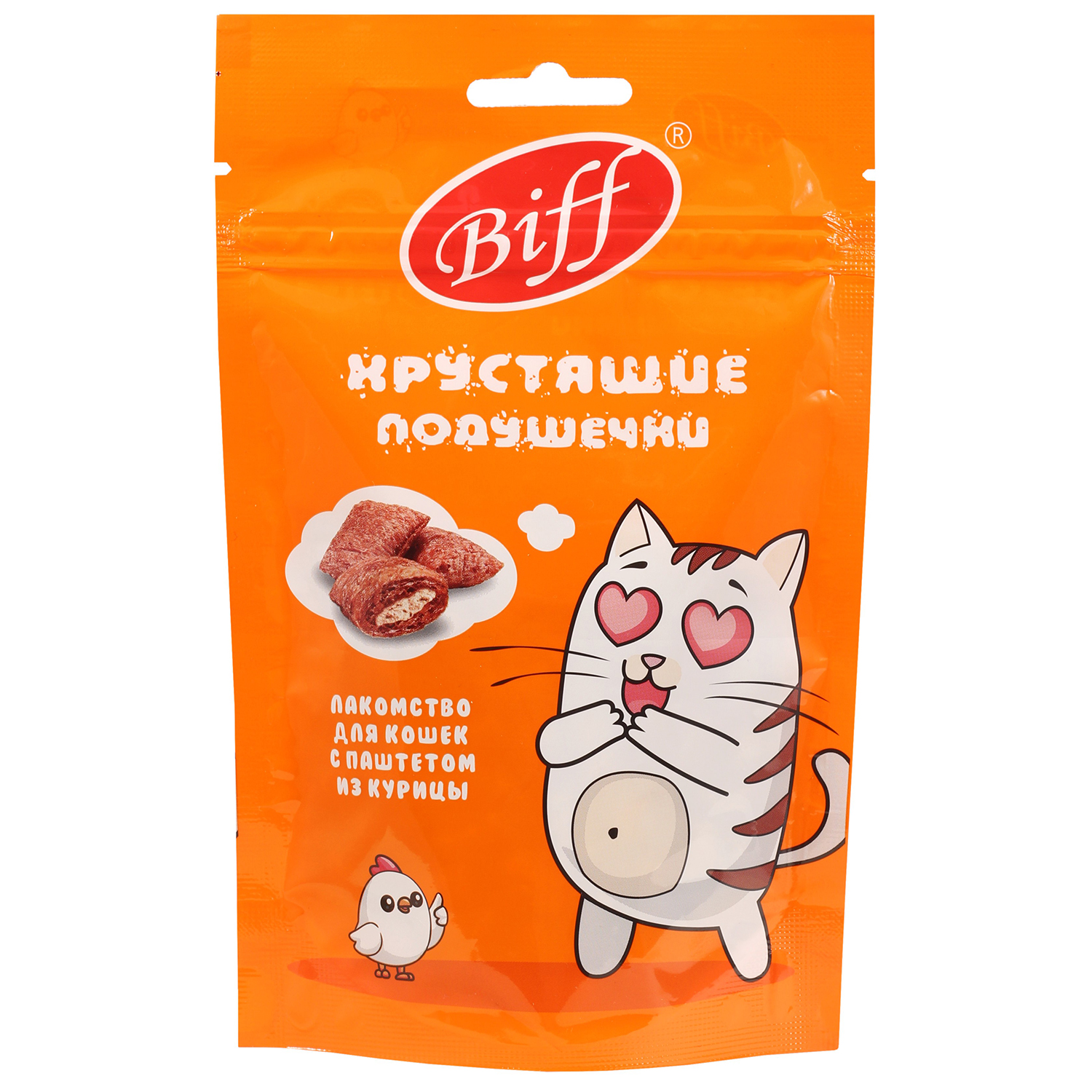 Лакомство для кошек BIFF 0.06 кг курица - фото 1