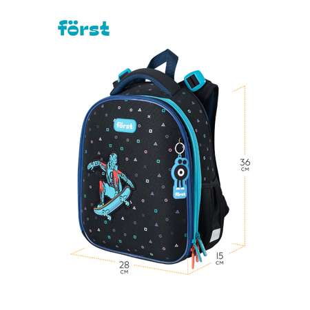 Ранец Forst F-Top Neo skater 36*28*15см 2 отделения 2 кармана анатомическая спинка