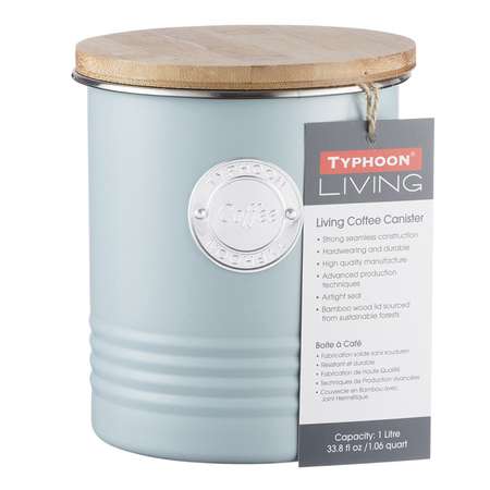 Емкость для хранения кофе Typhoon Living голубая 1 л