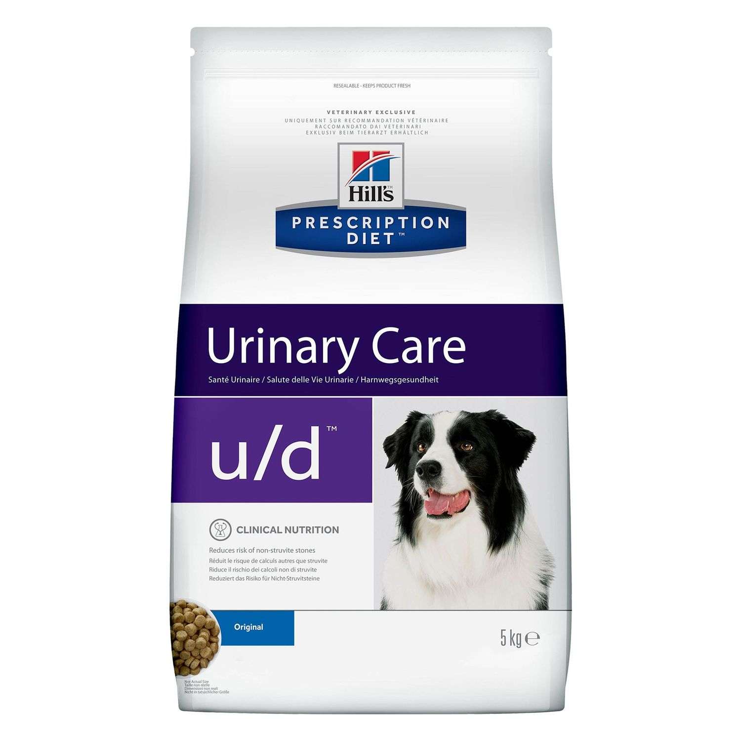 Корм для собак HILLS 5кг Prescription Diet u/d Urinary Care для здоровья почек и мочевыводящих путей сухой - фото 1
