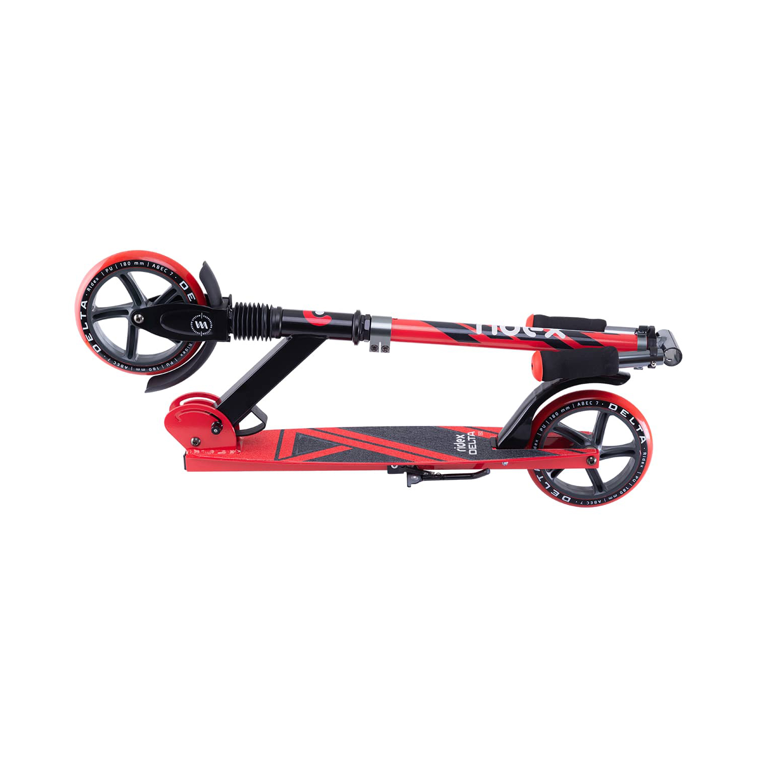 Самокат RIDEX двухколесный Scooter 2 wheels Delta 180 red - фото 6