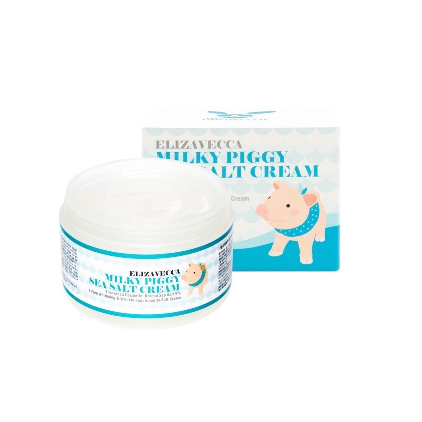 Крем для лица Elizavecca с коллагеном и морской солью Milky Piggy Sea Salt Cream 100мл - фото 1