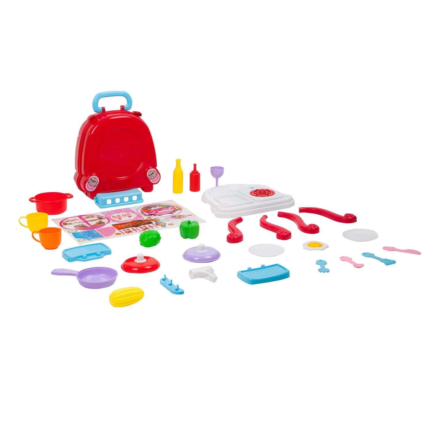Игровой набор BONDIBON Кухня в розовом чемоданчике со свето-звуковыми эффектами - фото 5
