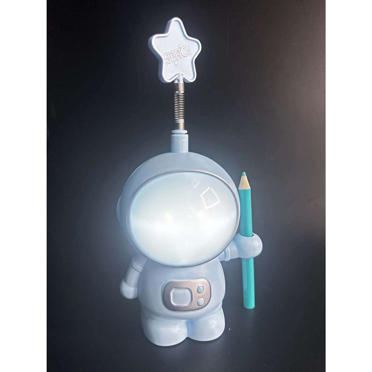 Лампа настольная светодиодная LATS детский ночник космонавт - фото 14