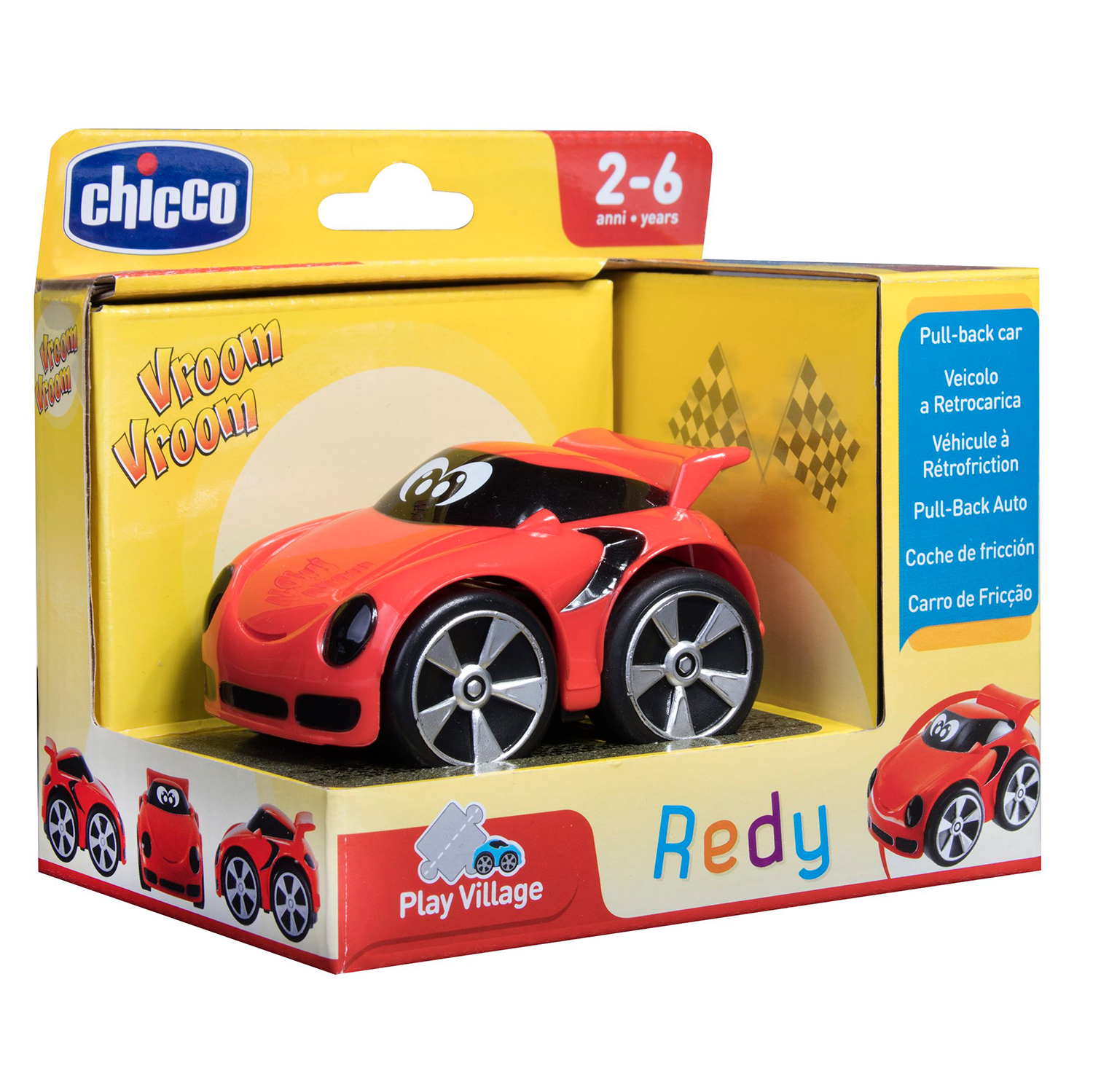 Машинка Chicco Turbo Touch Redy Красная - фото 3