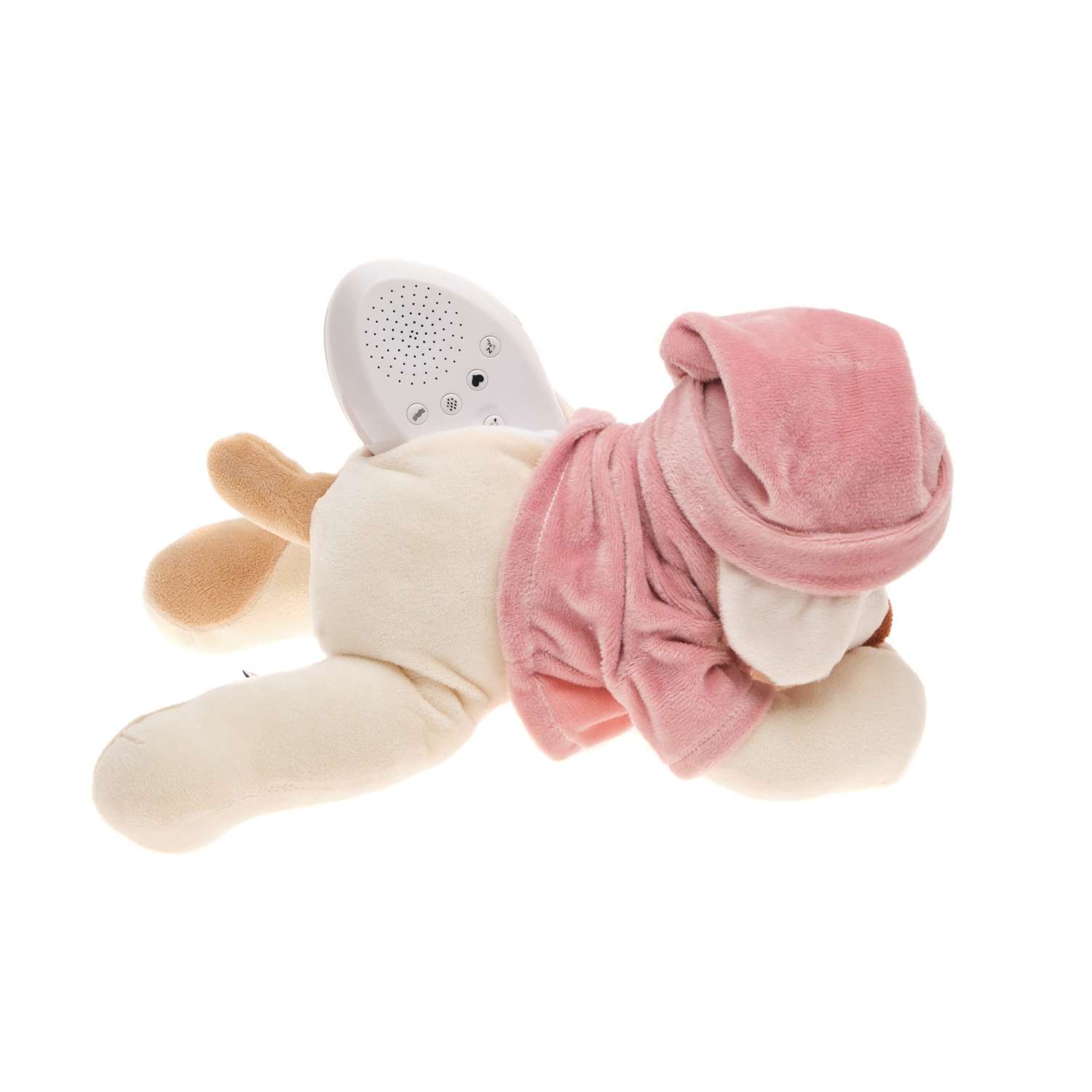 Игрушка мягкая DrЁma для сна Собачка с белым и розовым шумом - фото 3