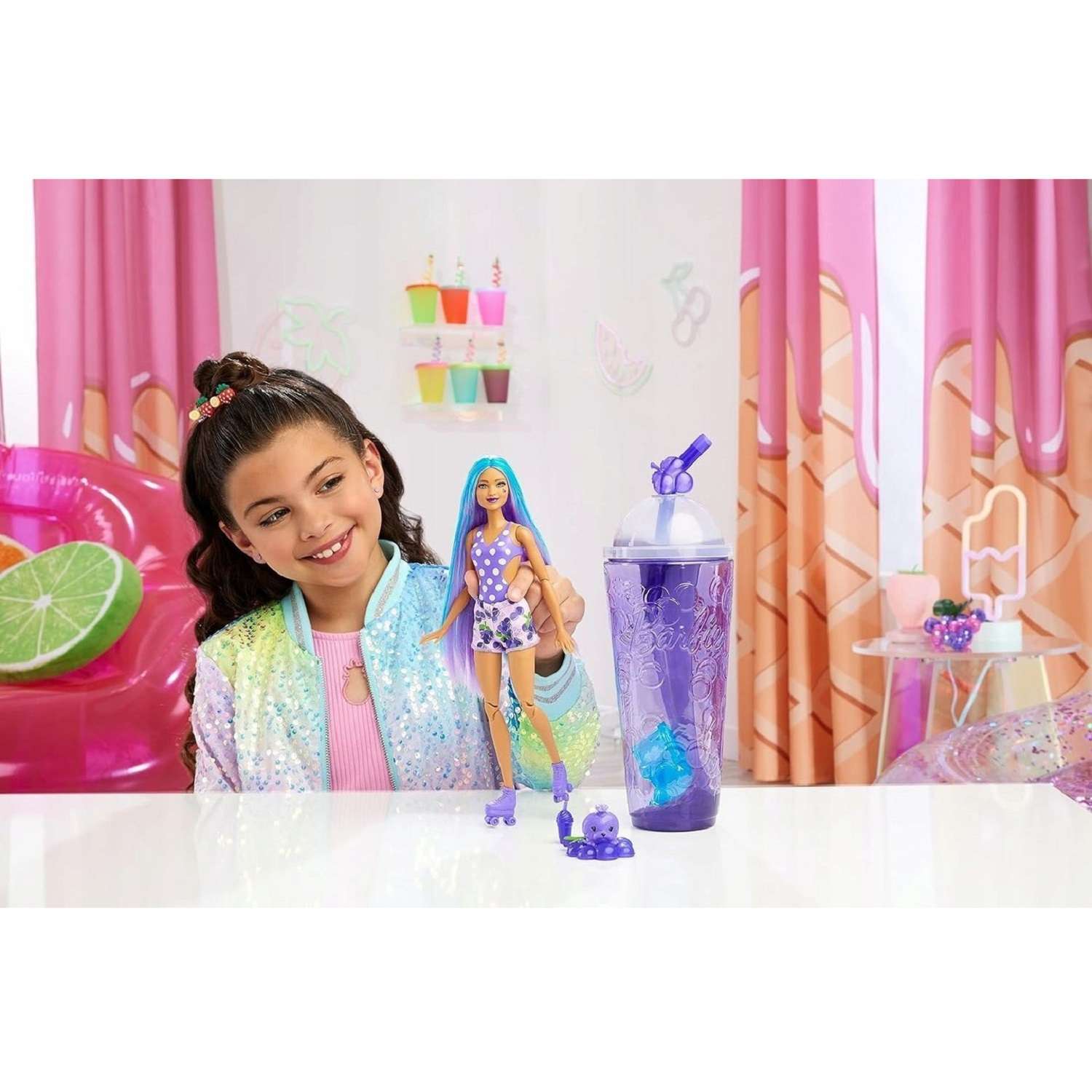 Кукла Barbie Pop Reveal Сочные фрукты HNW44 HNW44 - фото 4