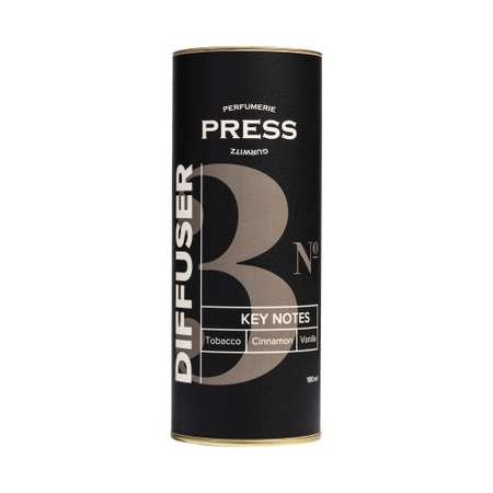 Диффузор №3 Press Gurwitz Perfumerie Ароматизатор для дома с палочками с ароматом Табак Ваниль Корица