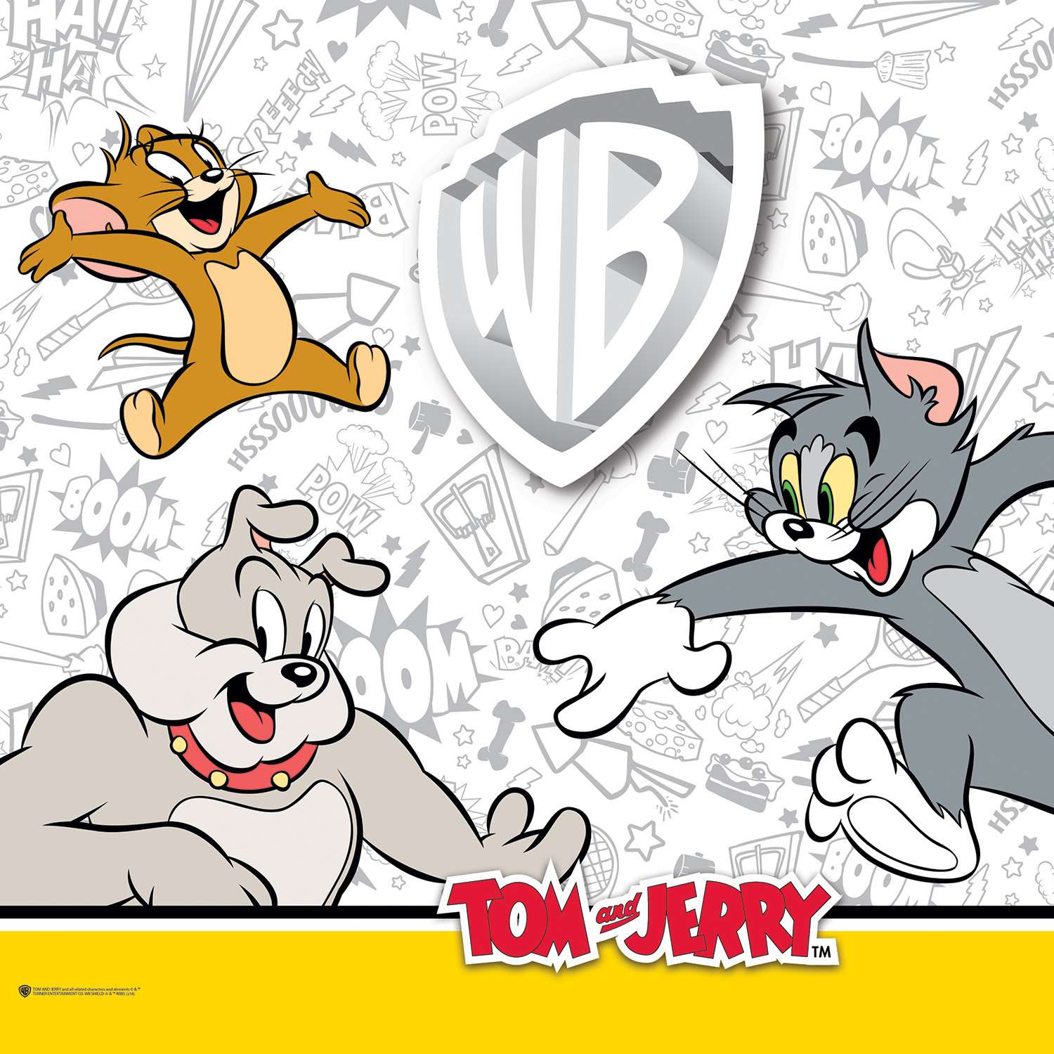 Коробка Пластишка Tom and Jerry универсальная с ручкой и аппликацией Зеленый - фото 6