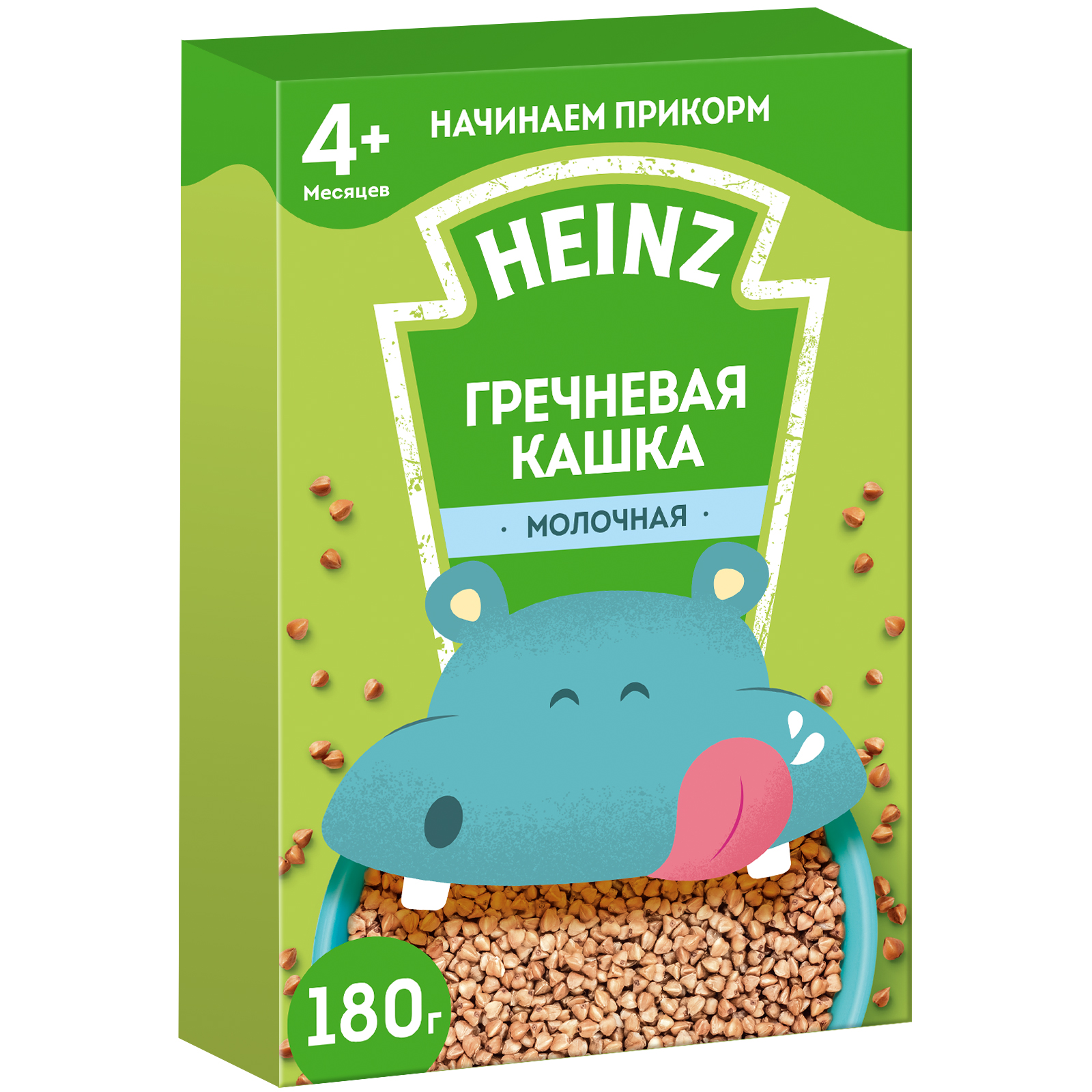 Каша молочная Heinz гречневая 180г с 4месяцев - фото 1