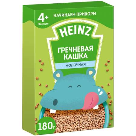 Каша молочная Heinz гречневая 180г с 4месяцев