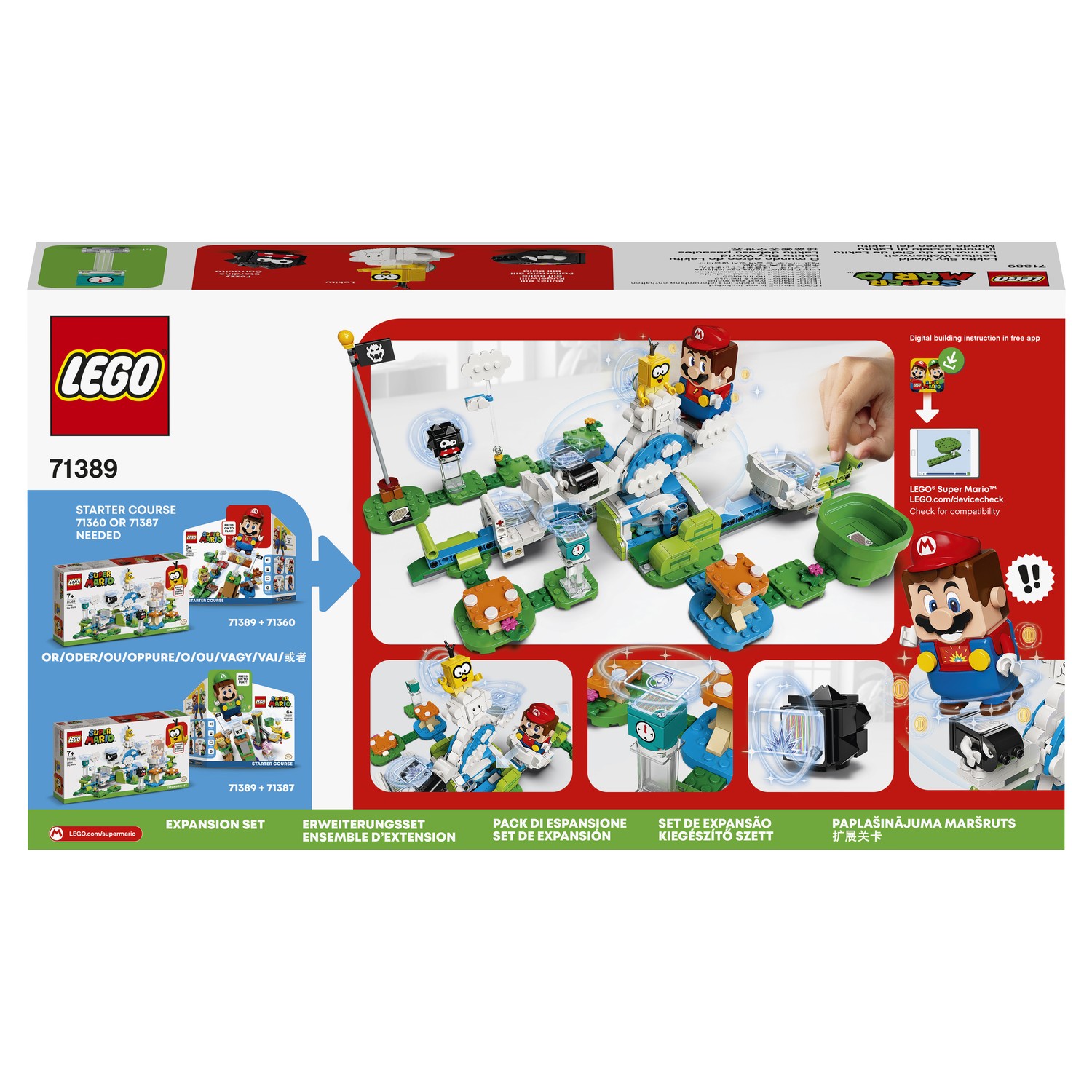 Конструктор LEGO Super Mario Небесный мир лакиту 71389 - фото 3