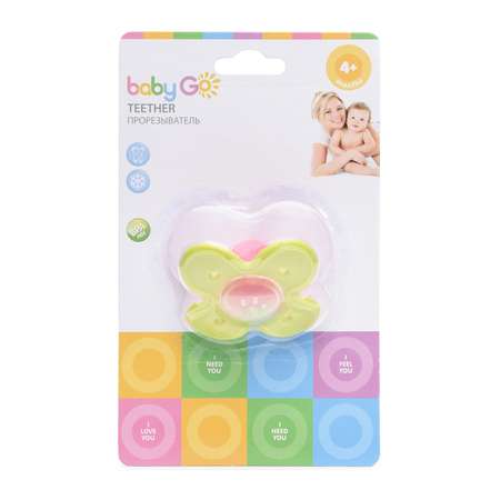 Прорезыватель BabyGo Цветок Green S5-3650