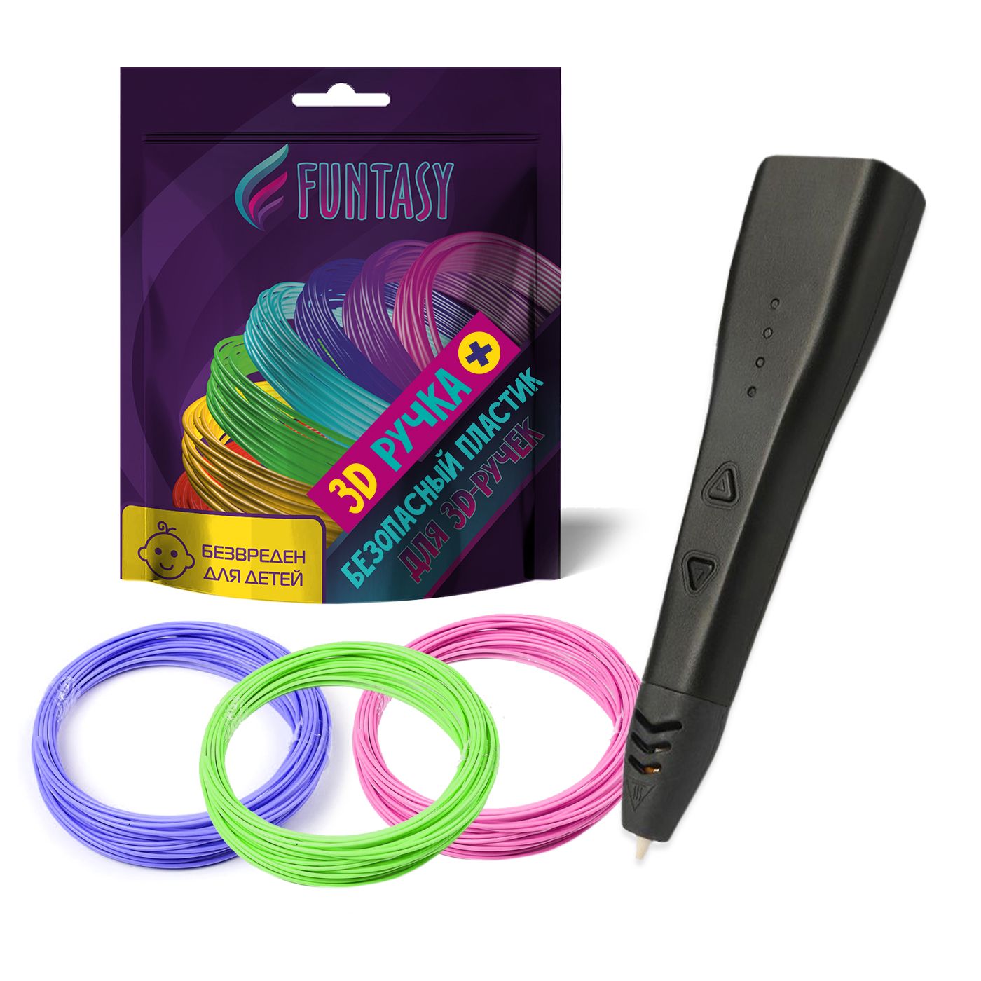 3D-ручка Funtasy PICCOLO цвет Черный - фото 2