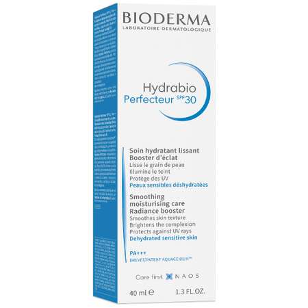 Крем Перфектор Bioderma Hydrabio SPF30 солнцезащитный для обезвоженной кожи лица 40мл