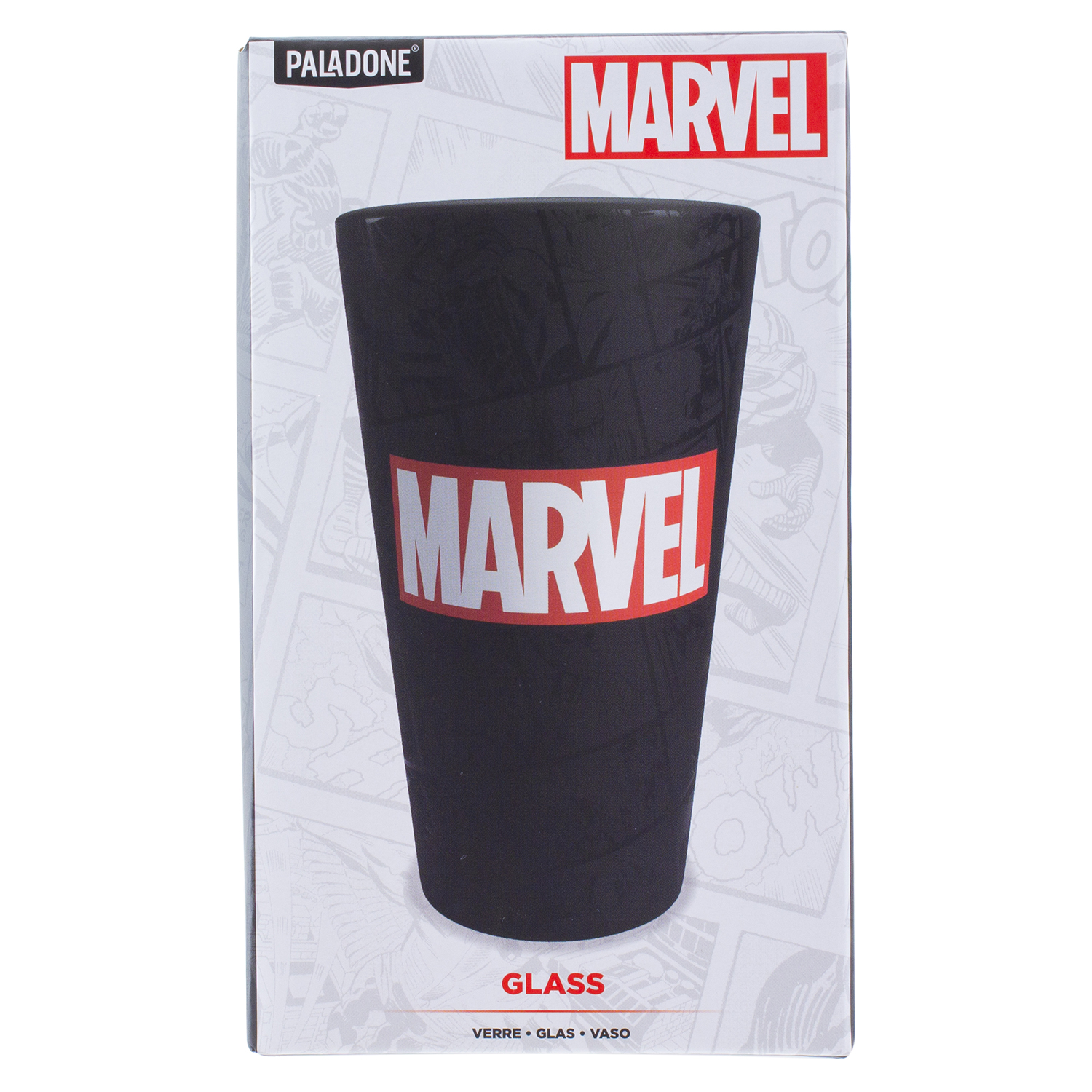 Бокал PALADONE стеклянный Marvel Logo Glass 400 ml PP7981MC - фото 2