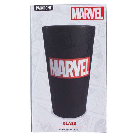 Бокал PALADONE стеклянный Marvel Logo Glass 400 ml PP7981MC
