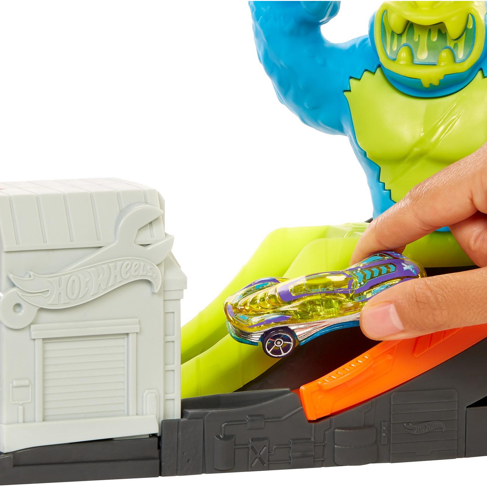 Трек Hot Wheels Атака ядовитой обезьяны с пусковой установкой FNB05 - фото 5