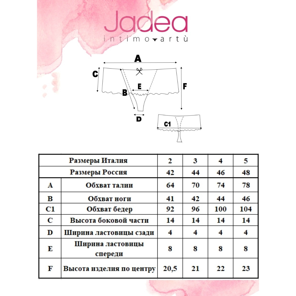 Трусы Jadea JADEA 832 стринги белый - фото 7