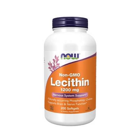Соевый лецитин Now Non gmo Lecithin 1200мг 200 капсул
