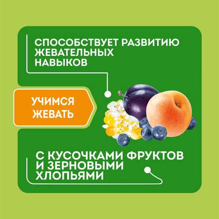 Каша Heinz молочная многозерновая слива-абрикос-черника 200г с 12 месяцев