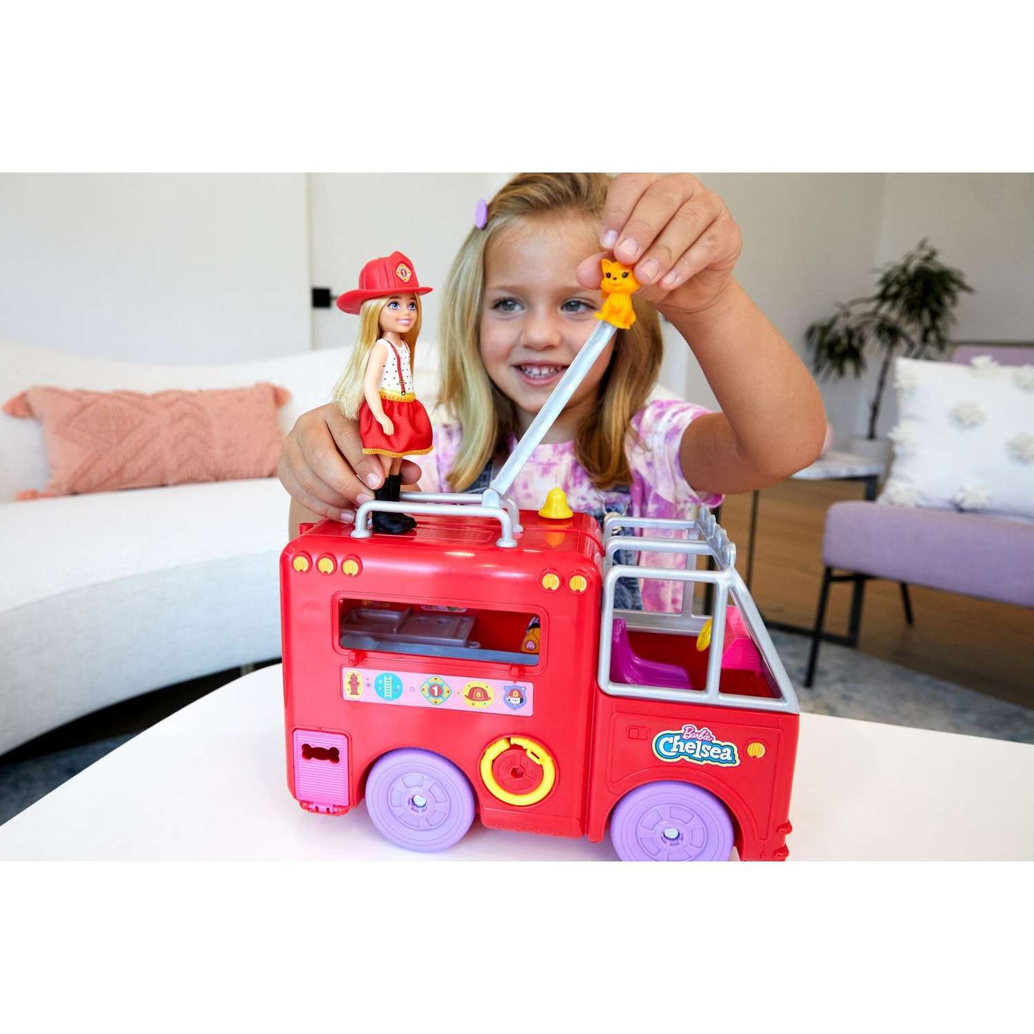 Набор игровой Barbie Челси и пожарная машина HCK73 HCK73 - фото 15