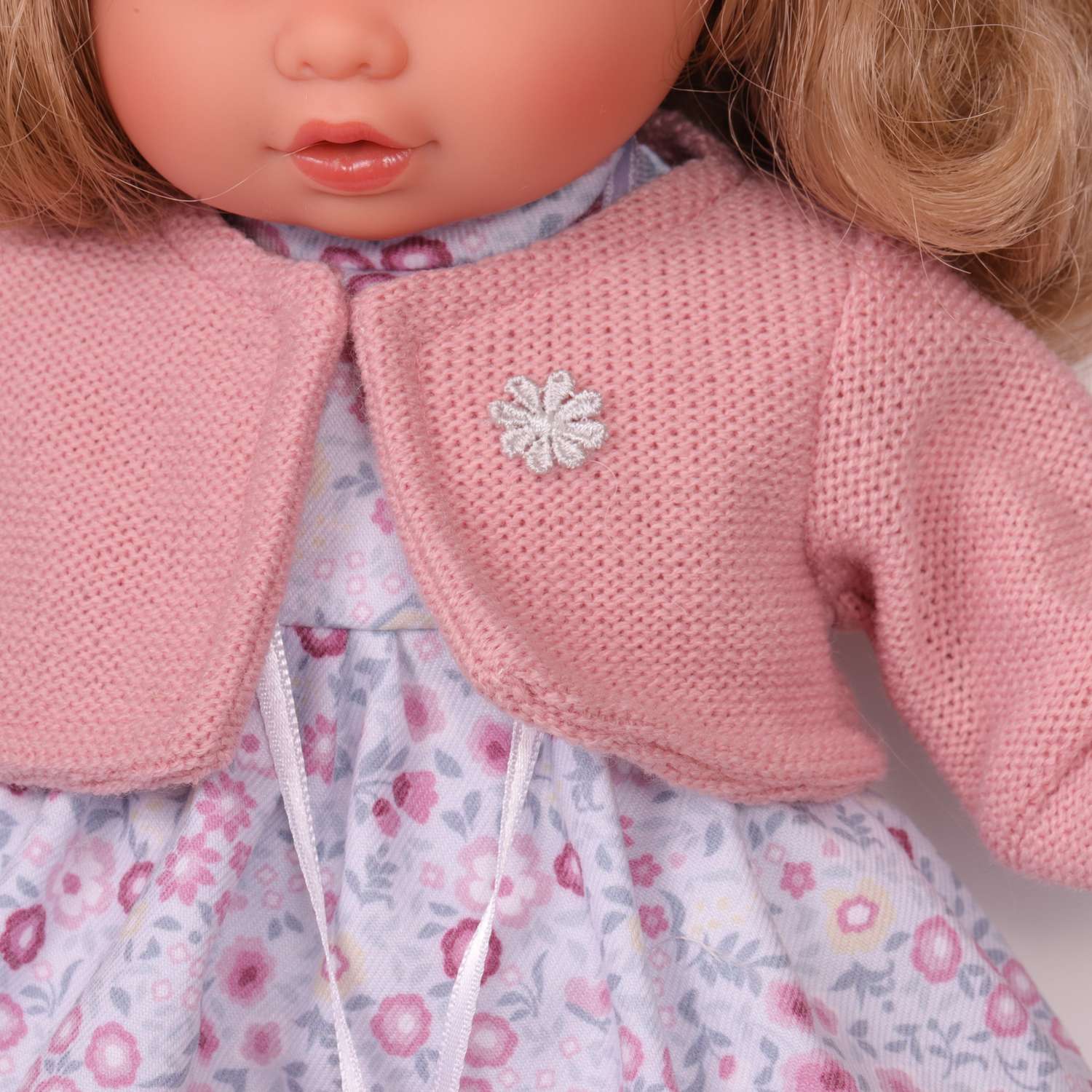Кукла озвученная Antonio Juan Реборн Марисела в розовом 30 см плачет мягконабивная 13040 - фото 8