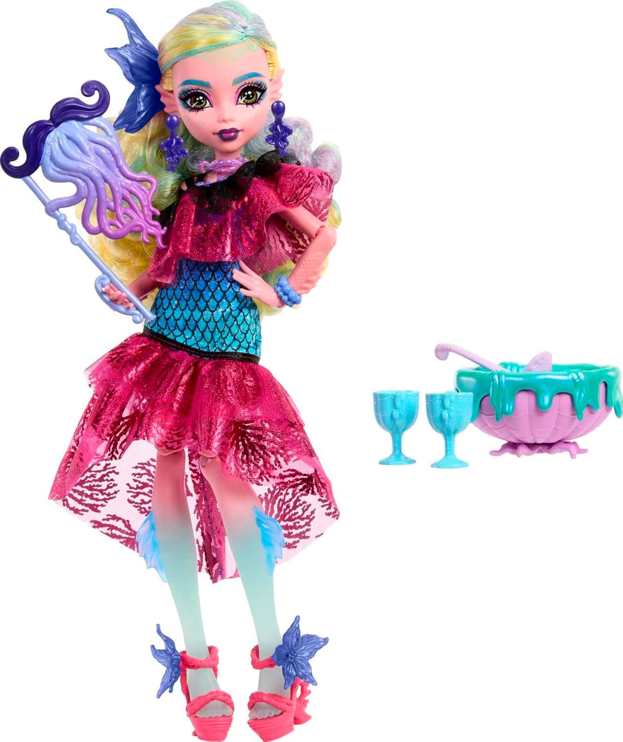 Кукла Monster High Series Monster Ball Lagoona HNF71 HNF71 - фото 5