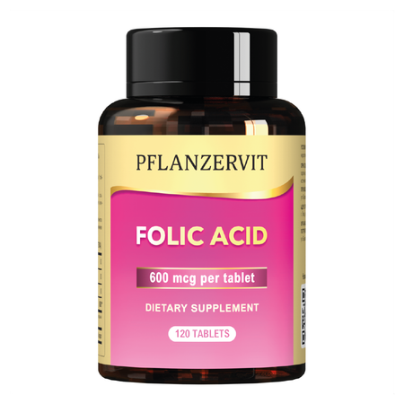 Фолиевая кислота PFLANZERVIT витамин В9 120 таблеток