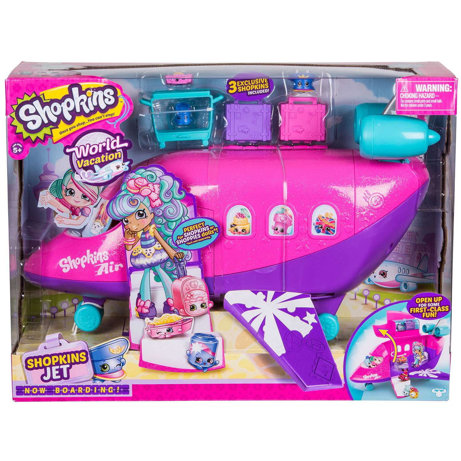 Набор игровой Shopkins Самолет Shopkins без куклы 56518 - фото 6