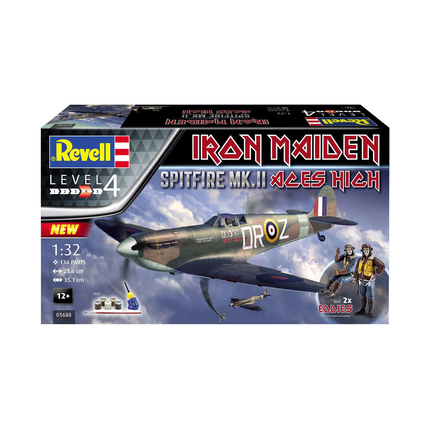 Сборная модель Revell Spitfire Mk.V Iron Maiden 05688 - фото 2