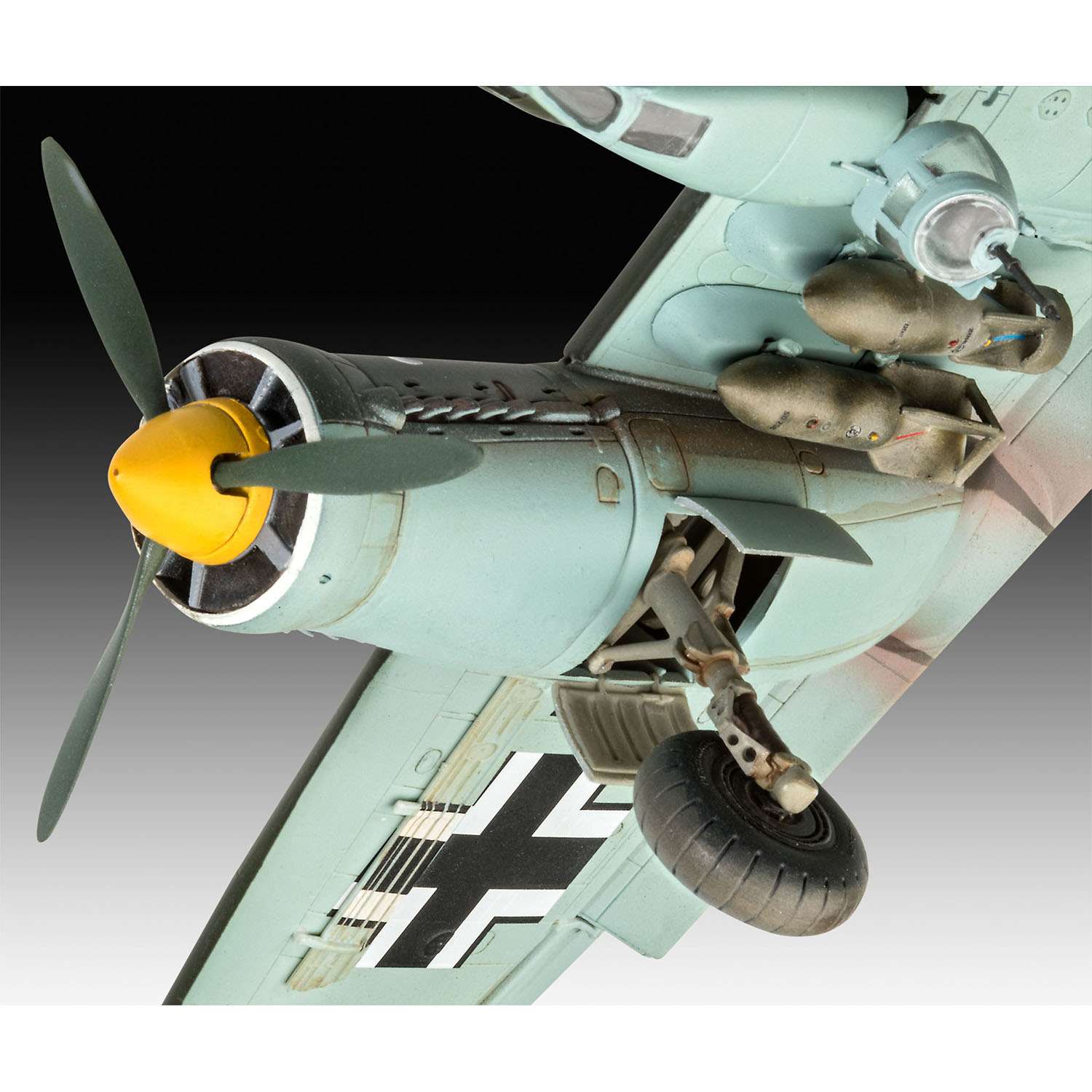 Модель для сборки Revell Скоростной средний бомбардировщик Junkers Ju88 A-1 04972 - фото 5