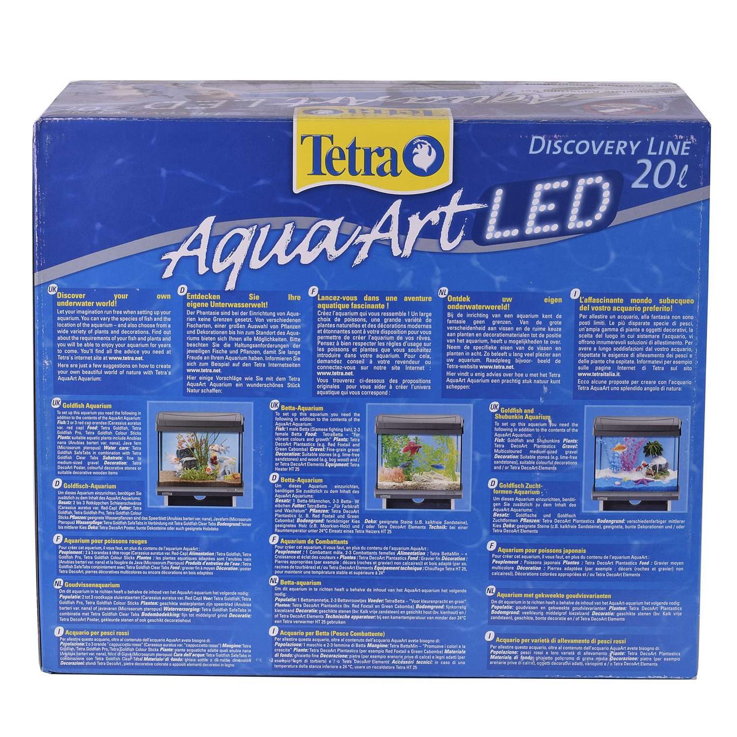 Комплекс аквариумный Tetra AquaArt Led Goldfish 20л - фото 4