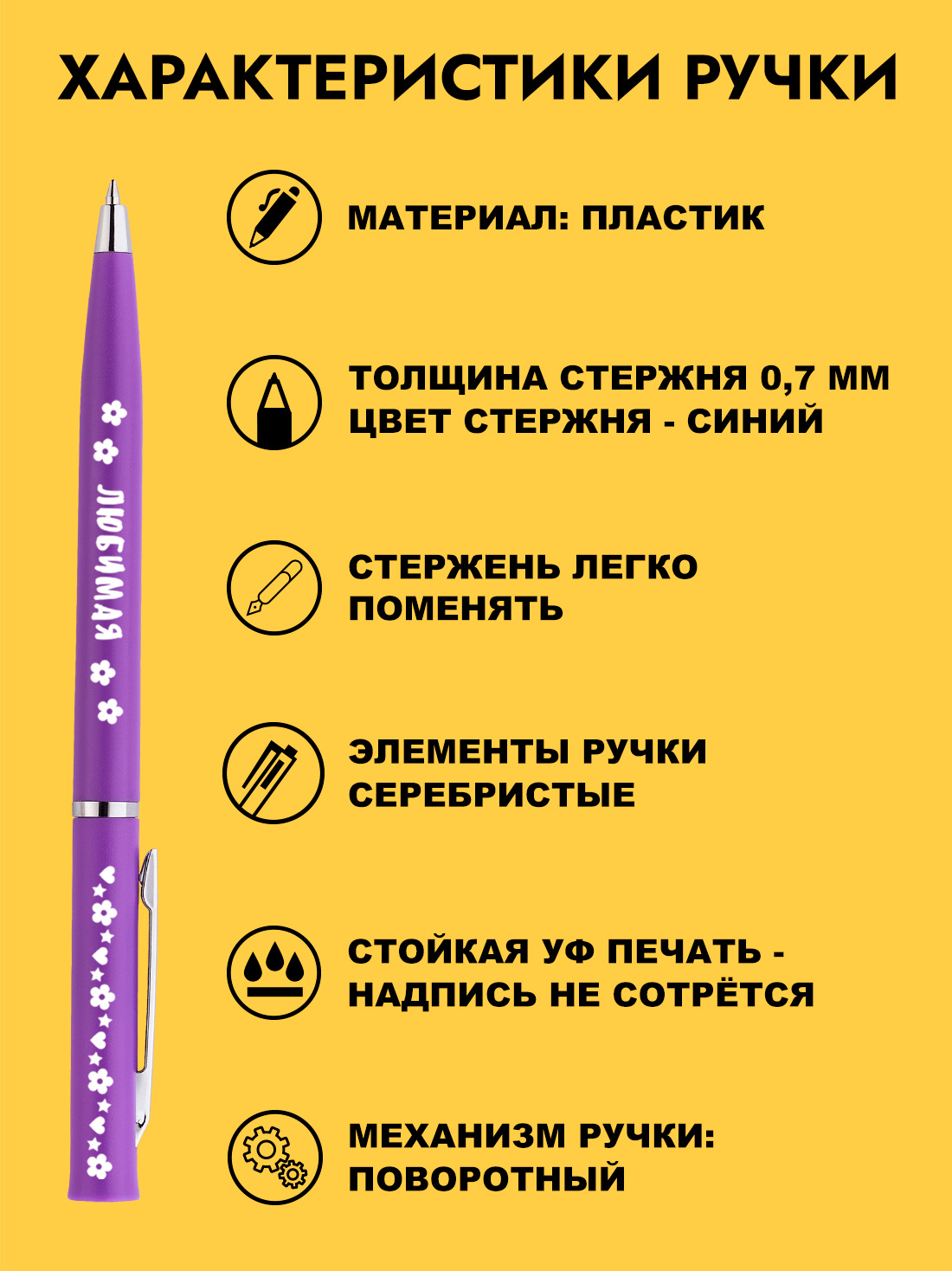 Ручки подарочные с надписью ABCgifts девочке в школу на выпускной или 1  сентября