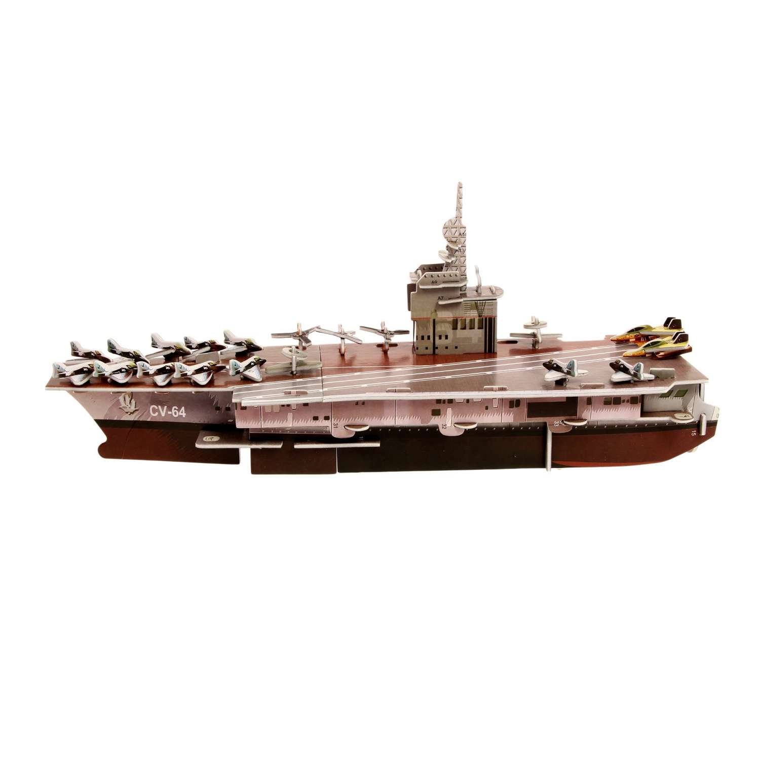 Конструктор 3D Sima-Land Военный корабль - фото 2
