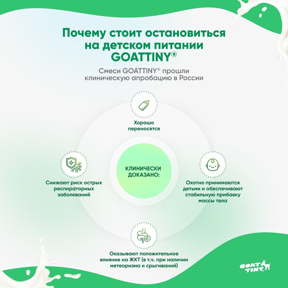 Смесь молочная Goattiny детская на козьем молоке 3 - фото 3