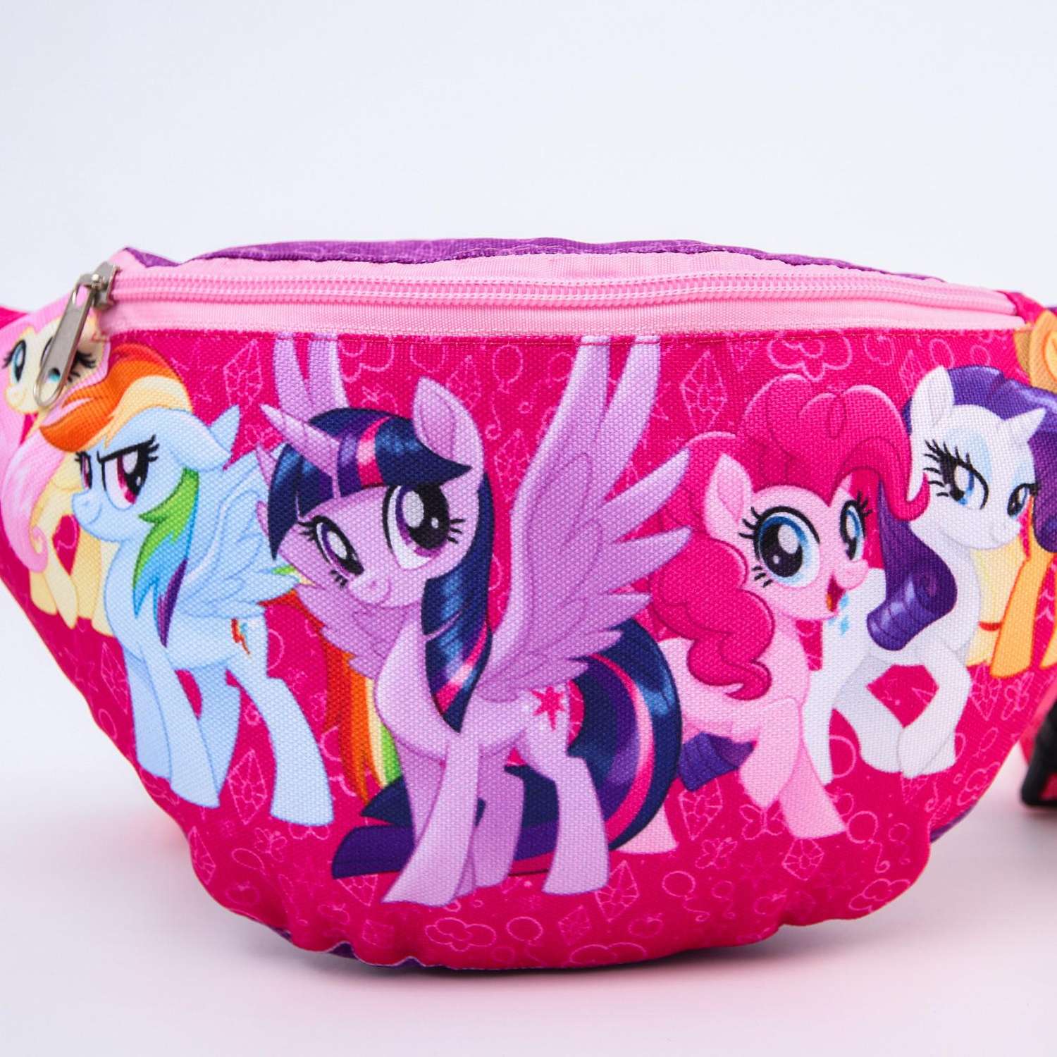 Сумка Hasbro поясная 25х6х13 см на молнии My Little Pony - фото 2