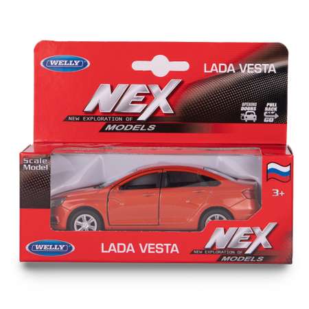 Машинка Welly 1:38 LADA Vesta цвет в ассортименте