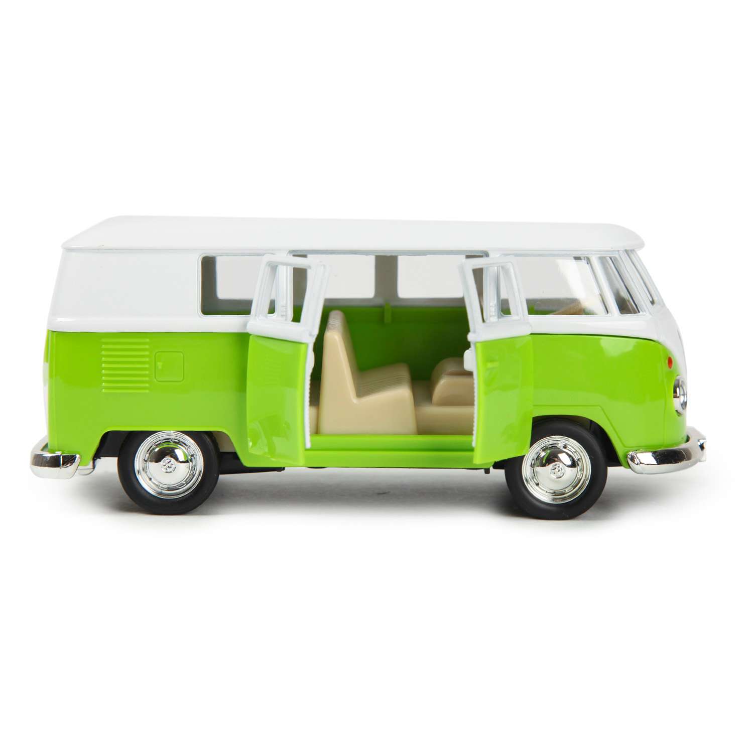 Автомобиль Mobicaro Volkswagen Samba Bus 1:32 без механизмов 544025 - фото 5